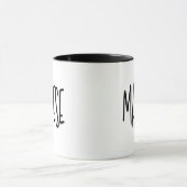 Maltese Chic, Striking & Edgy Tall Skinny Font Tasse (Zentrum)