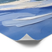 Maltese Christmas Boat Holiday Poster (Ecke)