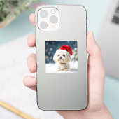 Maltese Christmas Maltese Sticker (Telefon)