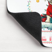 Maltese Christmas Tree Lights Decorations Dog Love Mousepad (Ecke)