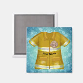 Maltese Cross  Firefighter  Magnet (Vorderseite/Rückseite)