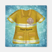 Maltese Cross Firefighter Magnet (Vorne)