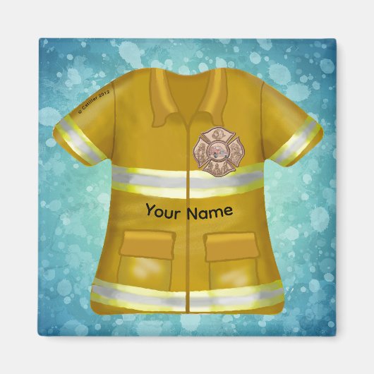 Maltese Cross  Firefighter  Magnet (Vorne)