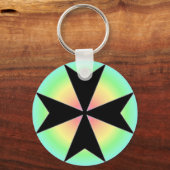 MALTESE CROSS KEY CHAIN SCHLÜSSELANHÄNGER (Vorderseite)