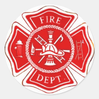 MALTESE CROSS RUNDER AUFKLEBER