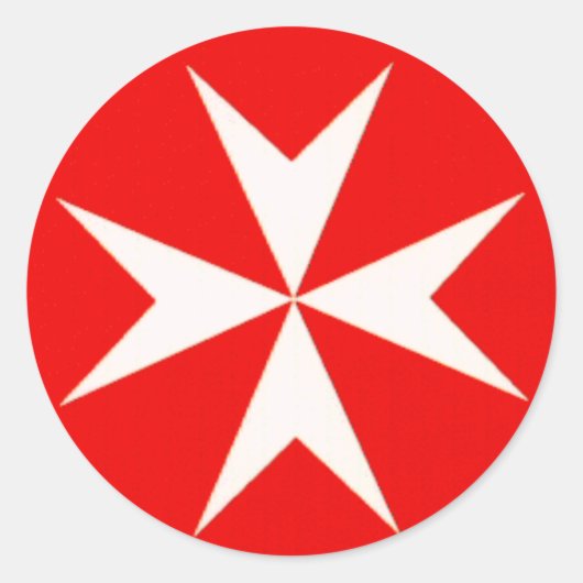 MALTESE CROSS SKATEBOARD STICKER (Vorderseite)