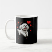 Maltese Dog Love Heart For Valentines Day Maltese Kaffeetasse (Links)