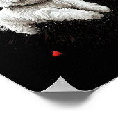 Maltese Dog Love Heart For Valentines Day Maltese Poster (Ecke)