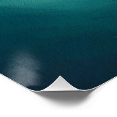 Maltese dog swimming in water 003 poster (Ecke)