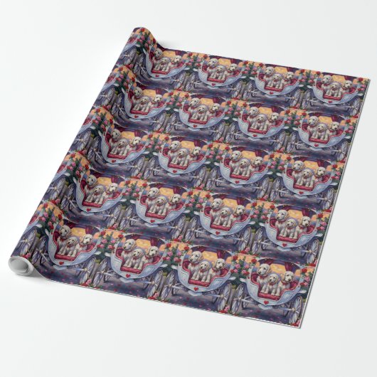 Maltese Dog Valentine's Day  Geschenkpapier (Ungerollt)