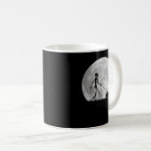 Maltese Halloween Skeleton Funny Dog Youth Kid Gir Kaffeetasse (VorderseiteRechts)