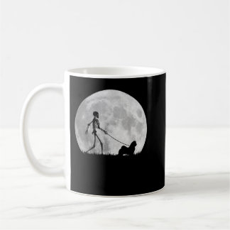 Maltese Halloween Skeleton Funny Dog Youth Kid Gir Kaffeetasse