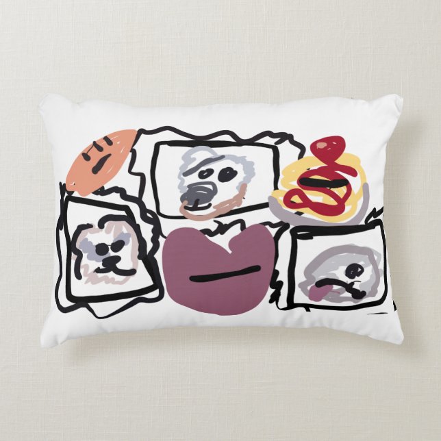 Maltese hearts  dekokissen (Vorderseite)