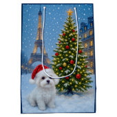 Maltese Holiday  Mittlere Geschenktüte (Rückseite)