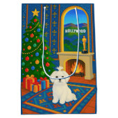 Maltese Holiday  Mittlere Geschenktüte (Rückseite)