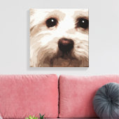 MALTESE LEINWANDDRUCK (Insitu (Wohnzimmer))