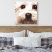 MALTESE LEINWANDDRUCK (Insitu (Schlafzimmer))