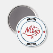 MALTESE MAGNET (Vorderseite/Rückseite)