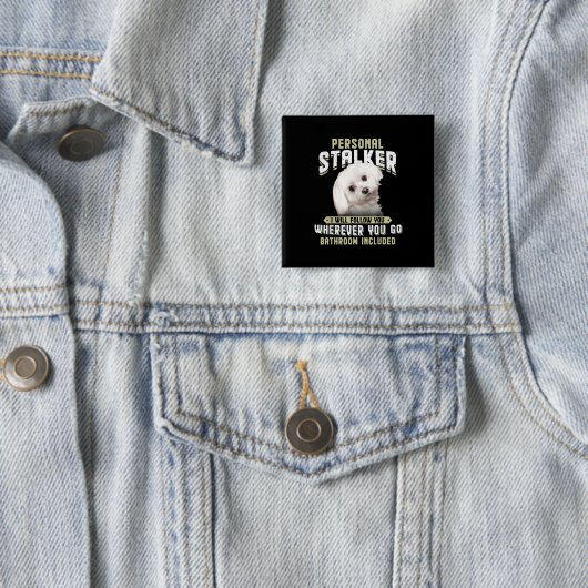 Maltese Personal Stalker Ich werde Ihnen folgen wo Button (Beispiel)