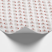 Maltese Santa Paws Geschenkpapier (Ecke)