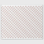 Maltese Santa Paws Geschenkpapier (Flach)
