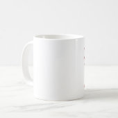 Maltese Santa Paws Kaffeetasse (Vorderseite Links)