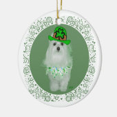 Maltese St. Patricks Day Keramik Ornament (Links)