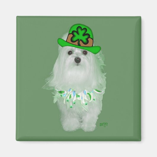 Maltese St. Patricks Day Magnet (Vorne)