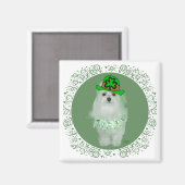 Maltese St. Patricks Day Magnet (Vorderseite/Rückseite)