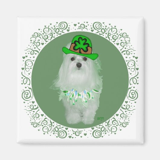 Maltese St. Patricks Day Magnet (Vorne)