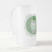 Maltese St. Patricks Day Mattglas Bierglas (Vorderseite Links)