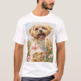 Maltese Watercolor Men's T-Shirt