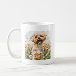 Maltese Watercolor Mug Kaffeetasse