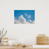 ☁️ Maltese Winter Blue Poster (Küche)