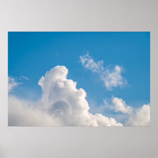 ☁️ Maltese Winter Blue Poster (Vorne)