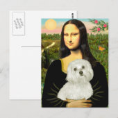 Malteser 11 - Mona Lisa Postkarte (Vorne/Hinten)