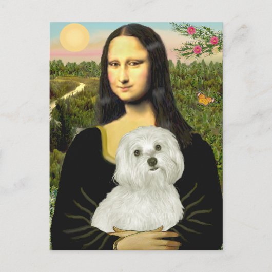 Malteser 11 - Mona Lisa Postkarte (Vorderseite)