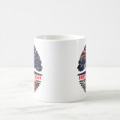 Malteser australischer Tree-Roots-Flag Kaffeetasse (Mittel)
