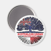 Malteser australischer Tree-Roots-Flag Magnet (Vorderseite/Rückseite)