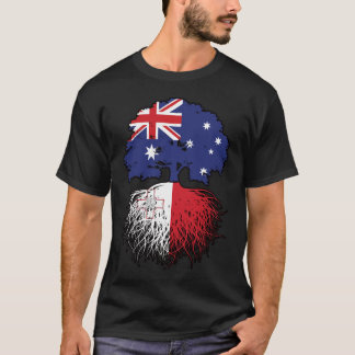 Malteser australischer Tree-Roots-Flag T-Shirt