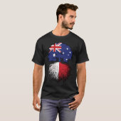 Malteser australischer Tree-Roots-Flag T-Shirt (Vorne ganz)