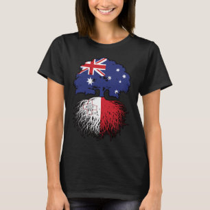 Malteser australischer Tree-Roots-Flag T-Shirt
