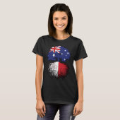 Malteser australischer Tree-Roots-Flag T-Shirt (Vorne ganz)