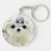 Malteser Baby Schlüsselanhänger (Rückseite)
