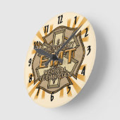 Malteser Cross-EMT-Uhr Runde Wanduhr (Winkel)