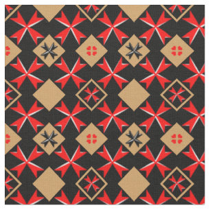 Malteser Cross- und Malta-Flagge Trendy Fabric / M Stoff