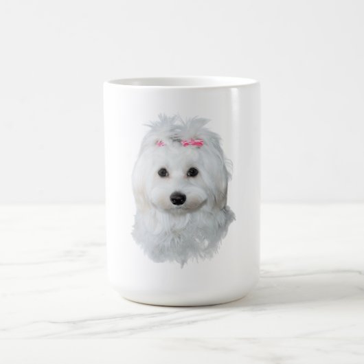 Malteser des Elegance Fluffy Beauty Kaffeetasse (Mittel)