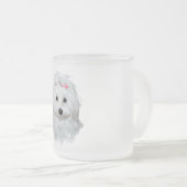 Malteser des Elegance Fluffy Beauty Mattglastasse (VorderseiteRechts)