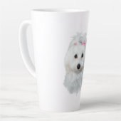 Malteser des Elegance Fluffy Beauty Milchtasse (Linke Ecke)