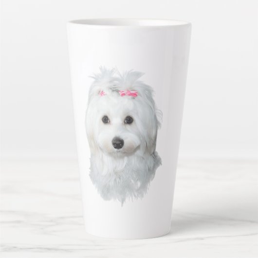 Malteser des Elegance Fluffy Beauty Milchtasse (Vorderseite)